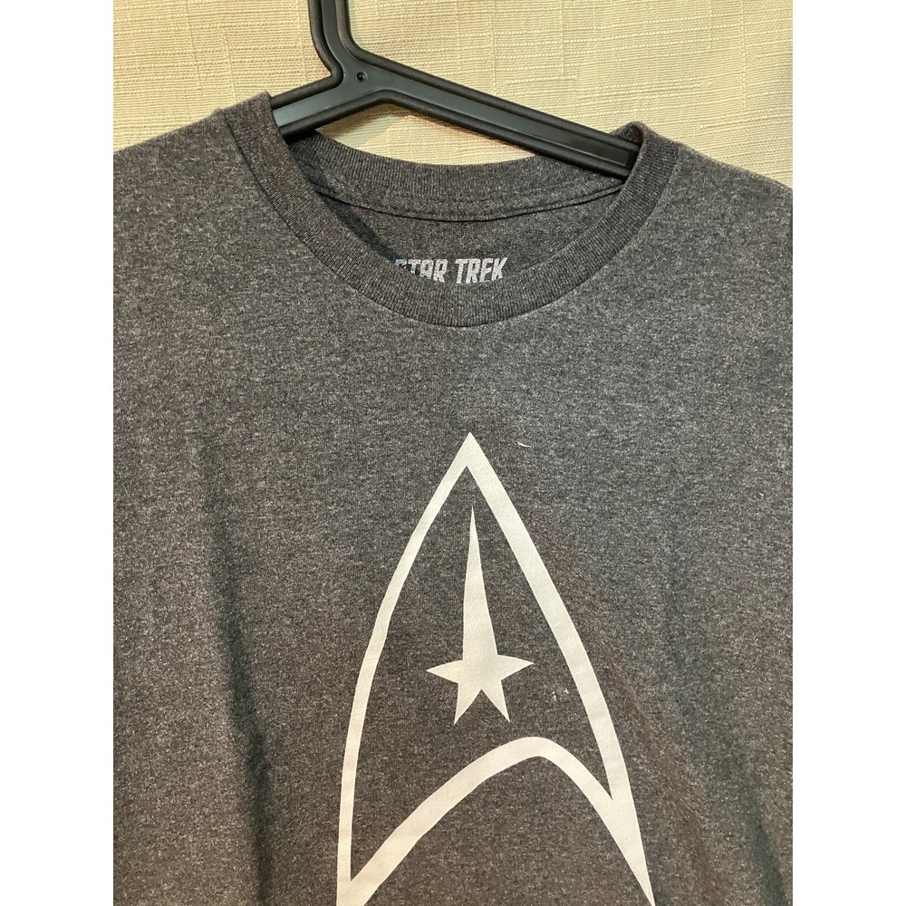 Star Trek Men's XL Gray Logo T-Shirt TV Memorabilia - Picture 4 of 6